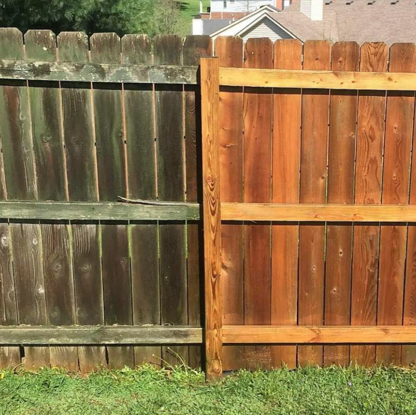 Power Wash Fence